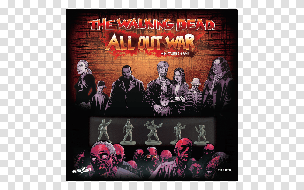 Walking Dead All Out War Miniatures Game, Person, Poster, Advertisement, Flyer Transparent Png