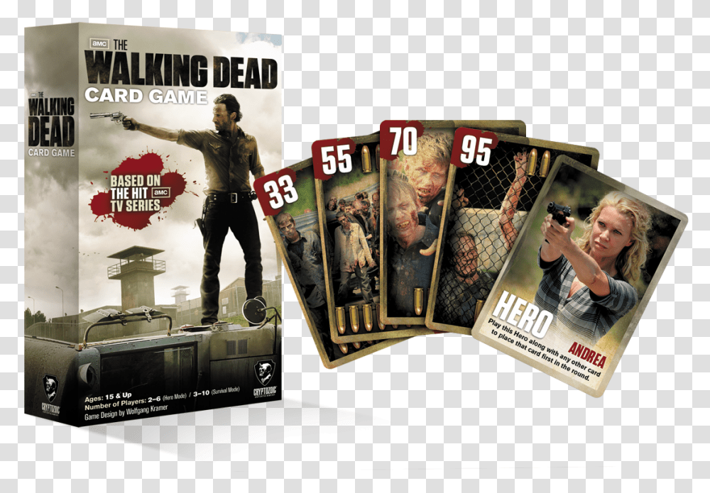 Walking Dead Card Game, Person, Human, Advertisement, Poster Transparent Png