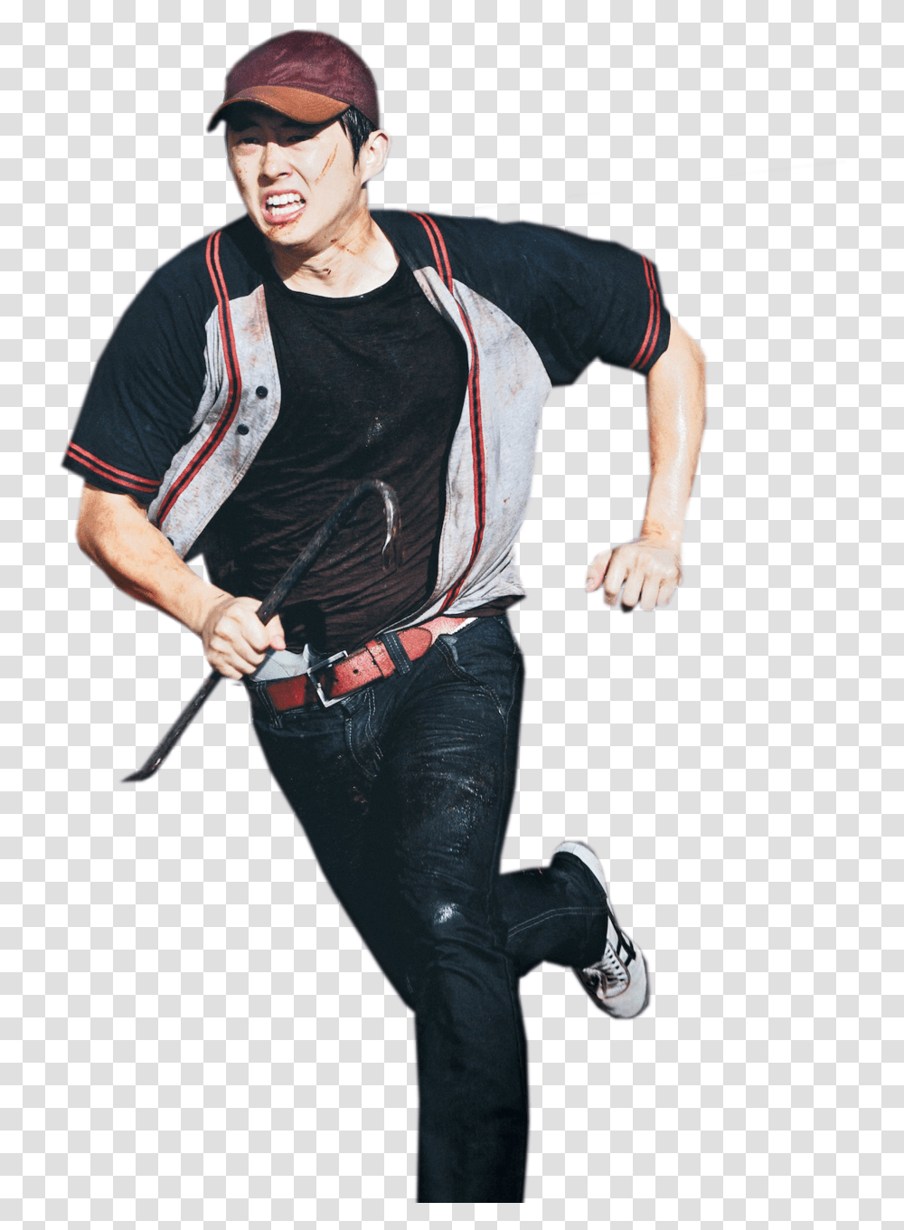 Walking Dead Glenn Outfit, Person, People, Sleeve Transparent Png