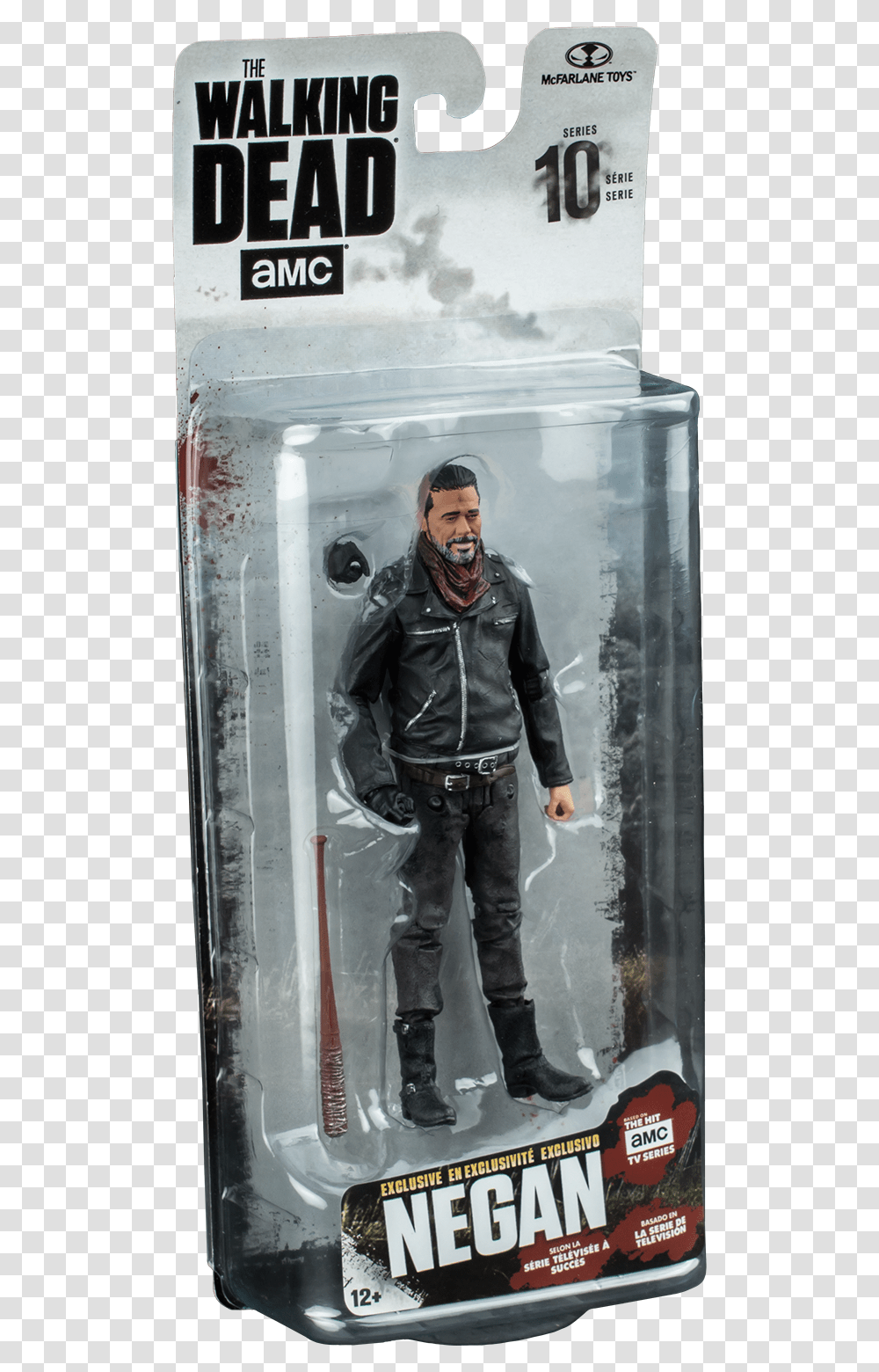 Walking Dead Series 10 Negan Figure, Apparel, Jacket, Coat Transparent Png