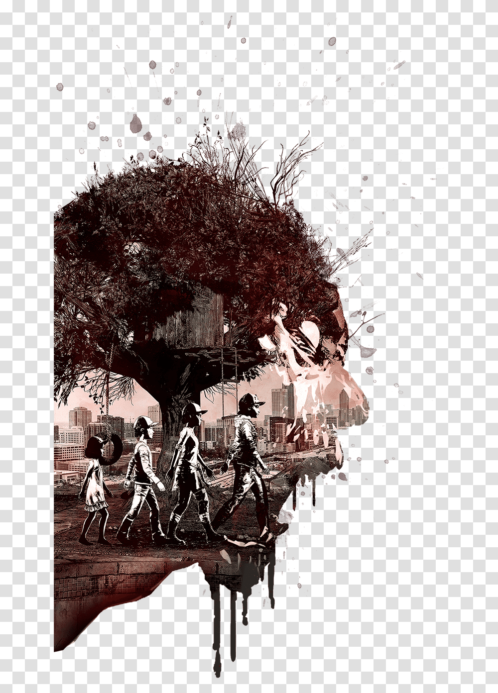 Walking Dead The Telltale Definitive Series, Person, Vehicle, Transportation, Bicycle Transparent Png