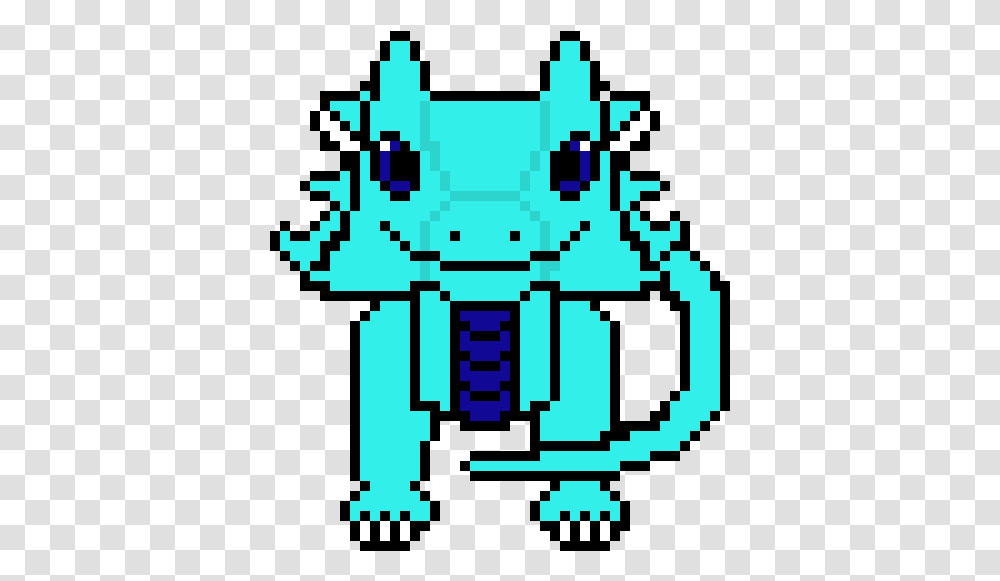 Walking Dragon Pixel Art, Cross, Pac Man, Robot Transparent Png