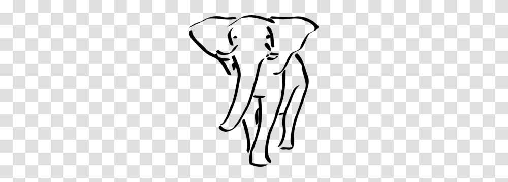 Walking Elephant Outline Clip Art For Web, Gray, World Of Warcraft Transparent Png