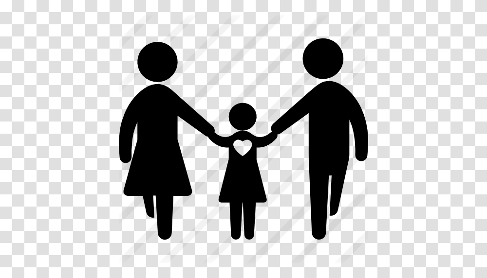 Walking Family Group Of Father Mother And Daughter, Gray, World Of Warcraft Transparent Png