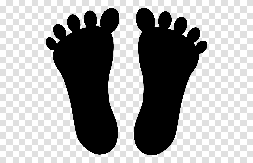 Walking Feet Clipart, Silhouette, Footprint, Heel, Barefoot Transparent Png