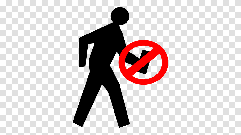 Walking Free Clipart, Sign, Road Sign Transparent Png