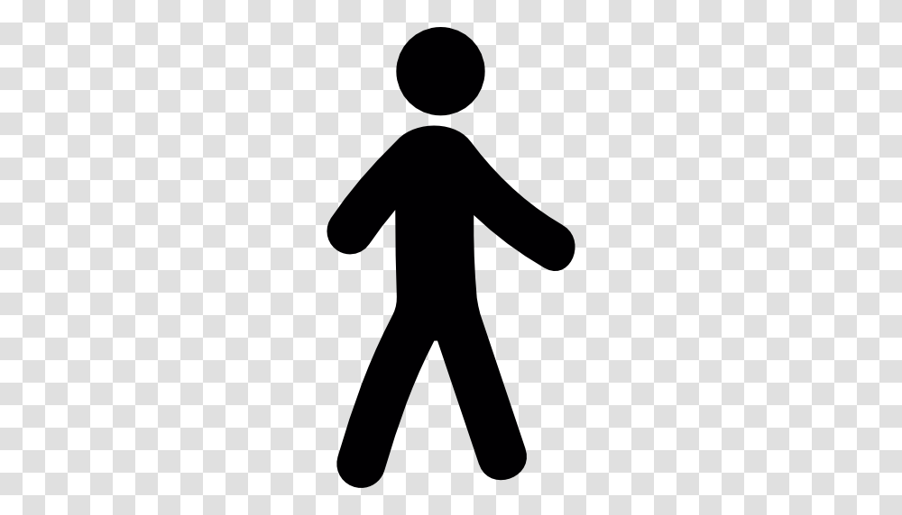 Walking Icon, Silhouette, Pedestrian, Person, Human Transparent Png