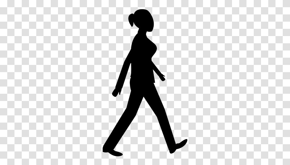 Walking Images Pictures Side View Man Silhouette, Person, Leisure Activities, Photography, Stencil Transparent Png