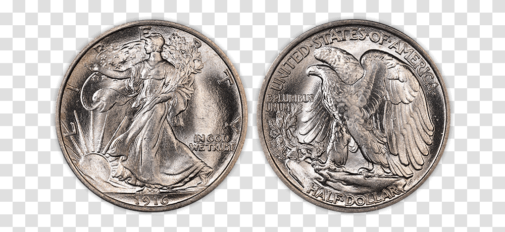 Walking Liberty Half Dollars Gold Walking Liberty 2014, Dime, Coin, Money, Nickel Transparent Png