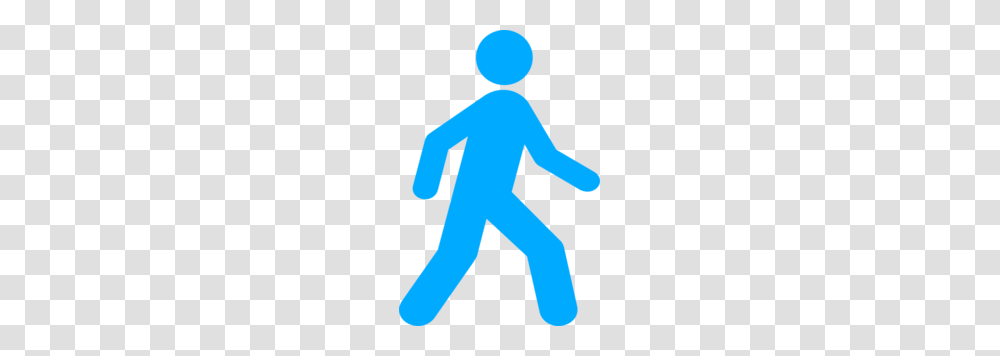 Walking Man Blue Clip Art, Pedestrian, Logo, Trademark Transparent Png