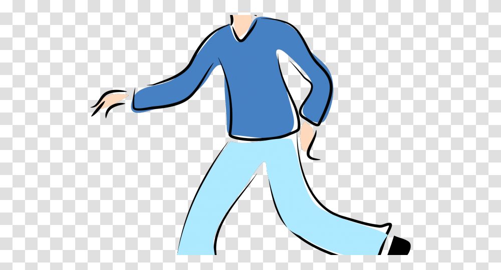 Walking Man Clip Art, Sleeve, Standing, Long Sleeve Transparent Png
