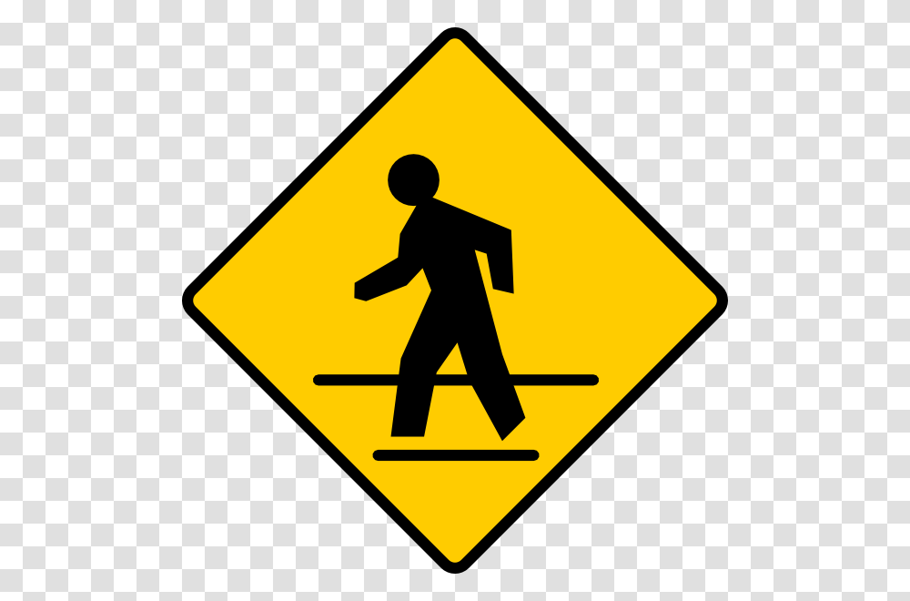 Walking On Sidewalk Clip Art, Person, Human, Road Sign Transparent Png