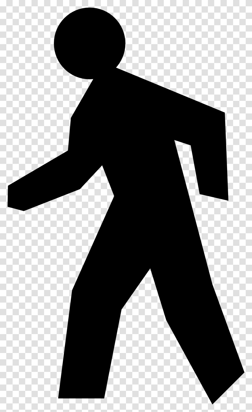 Walking Stick Stick Figure Running Man Transprent, Pedestrian, Silhouette, Hand Transparent Png