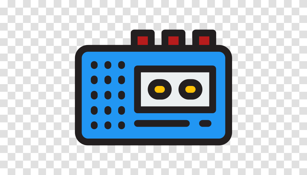 Walkman Icon, Electronics, Tape Player, Pac Man, Stereo Transparent Png