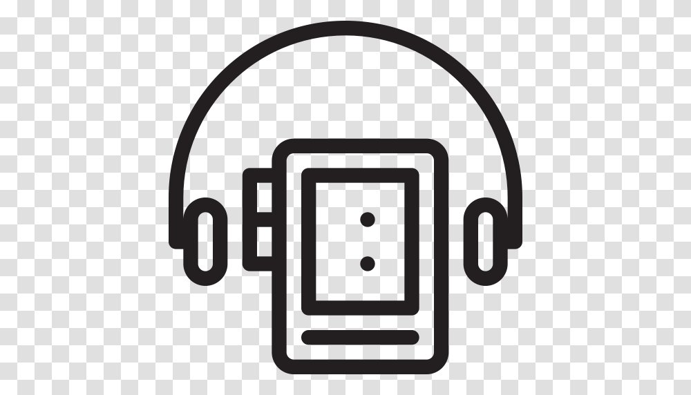 Walkman Music Technology Icon With And Vector Format, Label Transparent Png