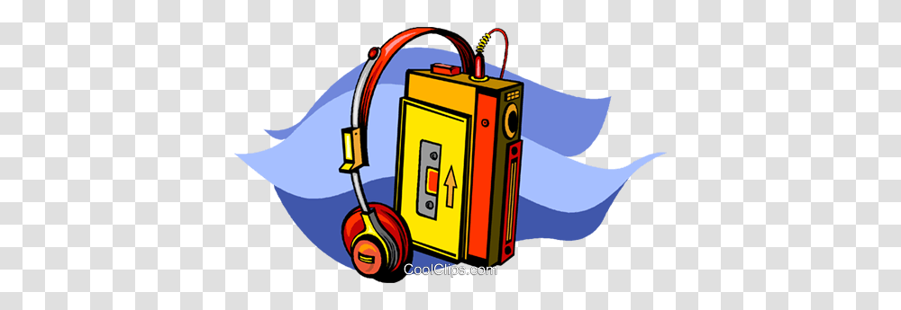 Walkman Royalty Free Vector Clip Art Illustration, Machine, Gas Pump, Dynamite, Bomb Transparent Png