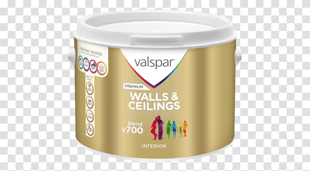 Wall Amp Ceilings Large Product Pot Valspar Wood And Metal Paint, Label, Tin, Tape Transparent Png