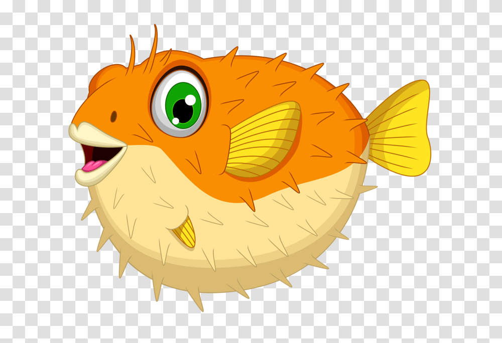 Wall Art Cartoon Fish And Illustration, Animal, Puffer, Sea Life Transparent Png