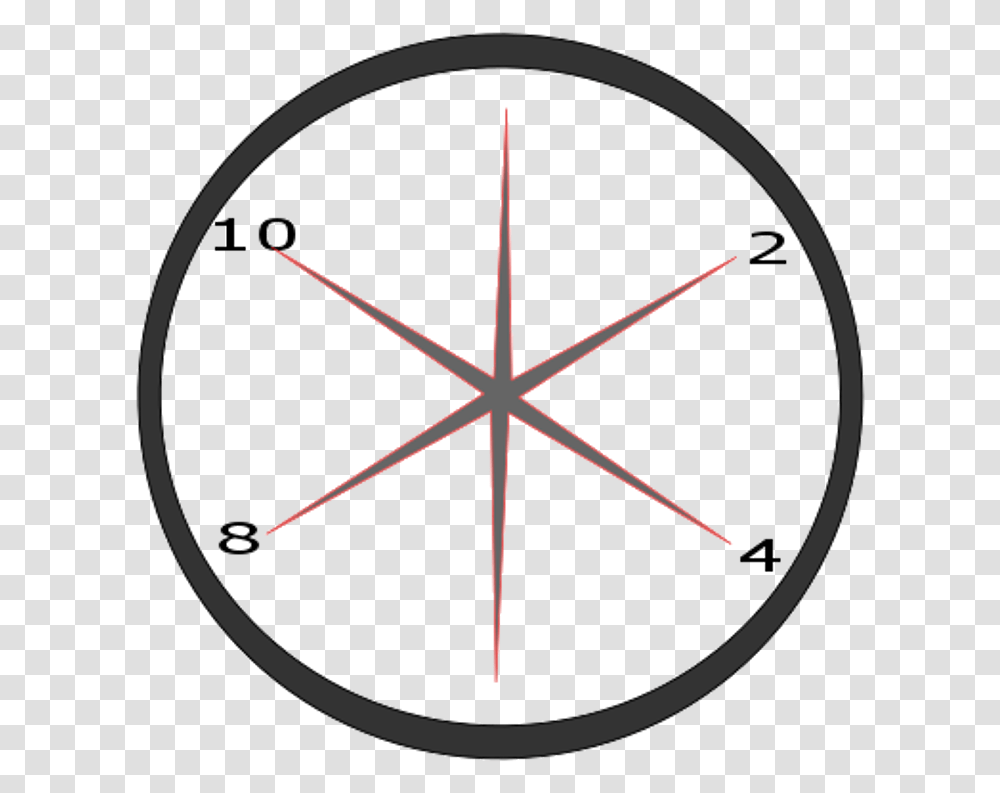Wall Clock, Bow, Compass, Compass Math Transparent Png