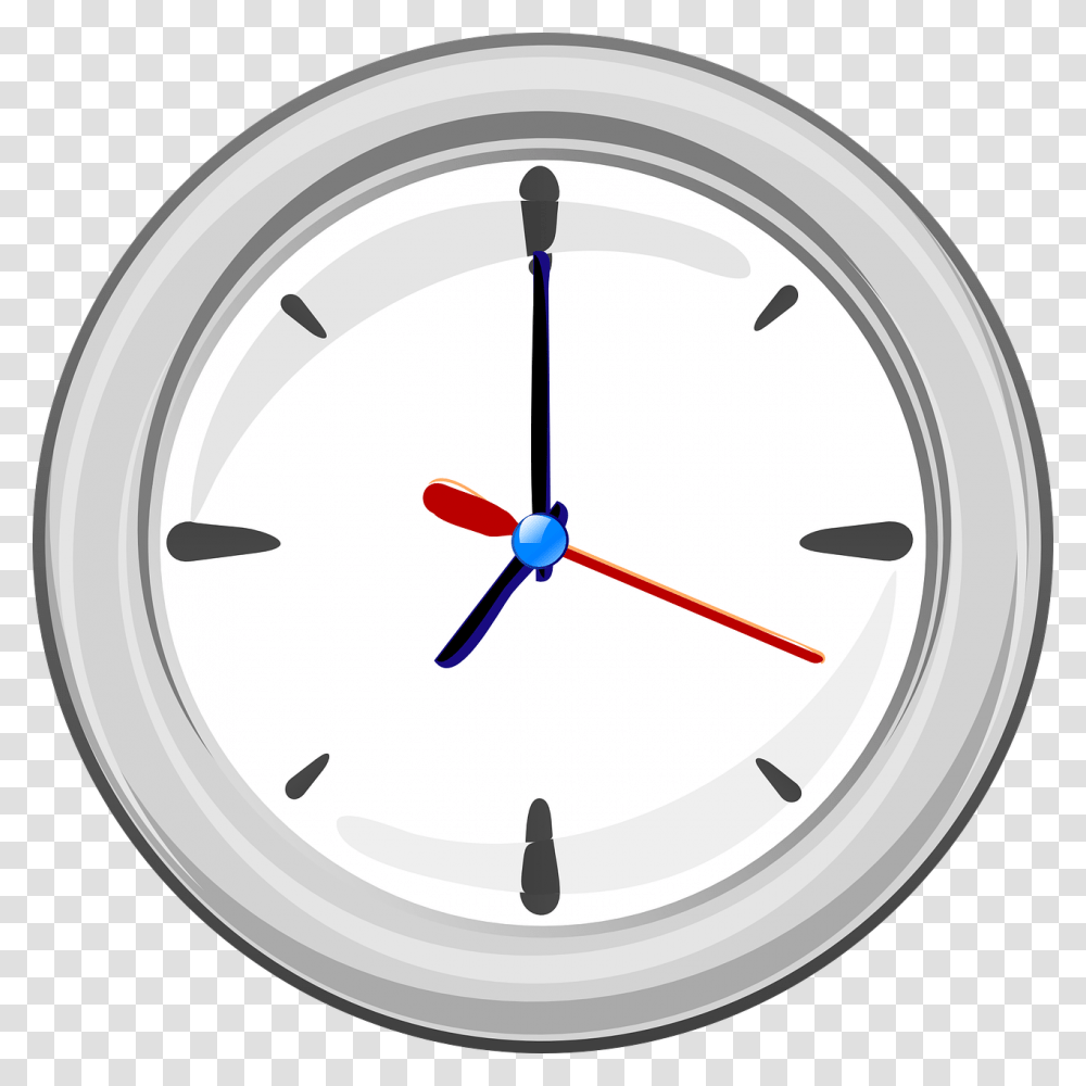 Wall Clock Clipart, Analog Clock Transparent Png
