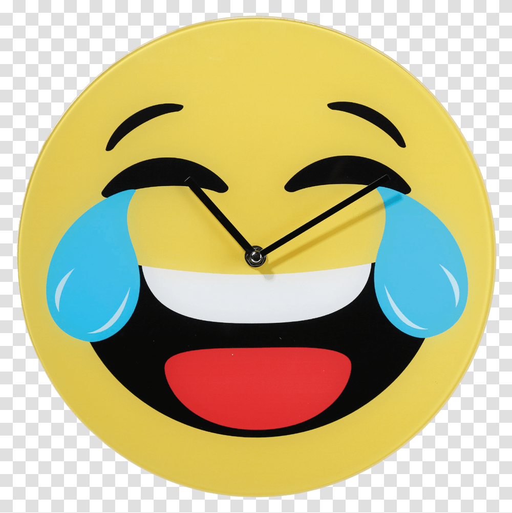 Wall Clock Emoji Laugh Animated Congratulations Emoticon, Analog Clock Transparent Png