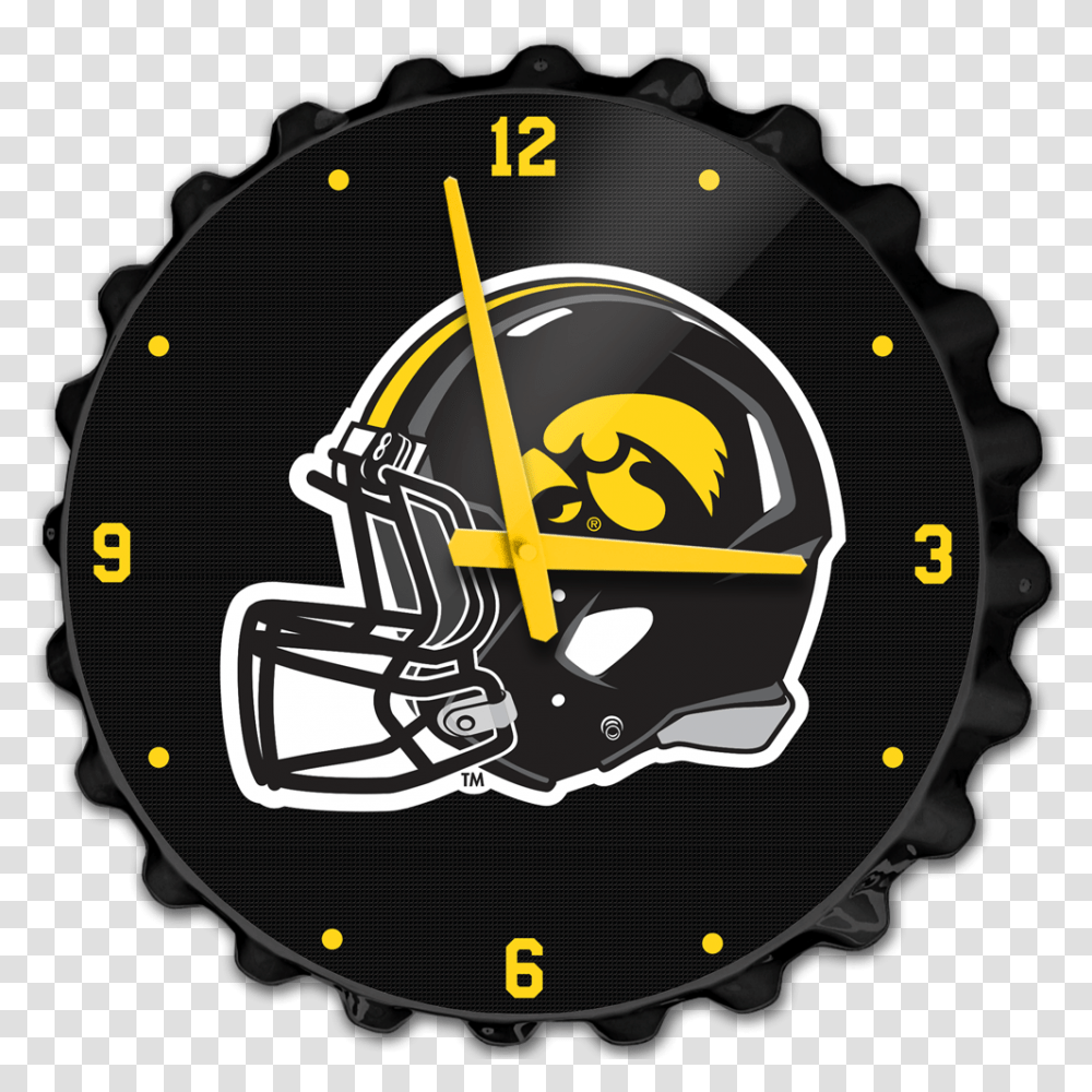 Wall Clock, Helmet, Apparel, American Football Transparent Png