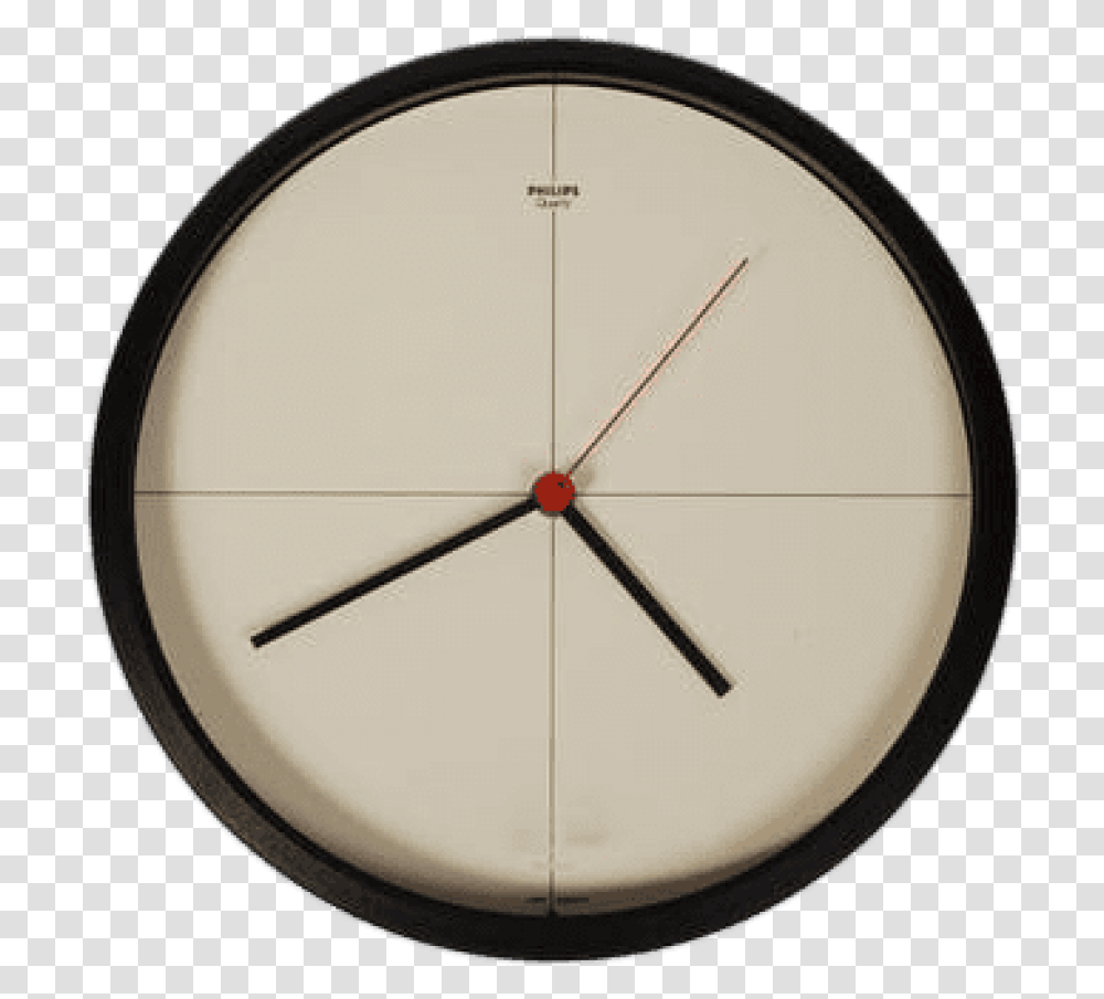 Wall Clock Philips Quartz From West Germany 80s Horloge Des Annes, Analog Clock, Clock Tower, Architecture, Building Transparent Png