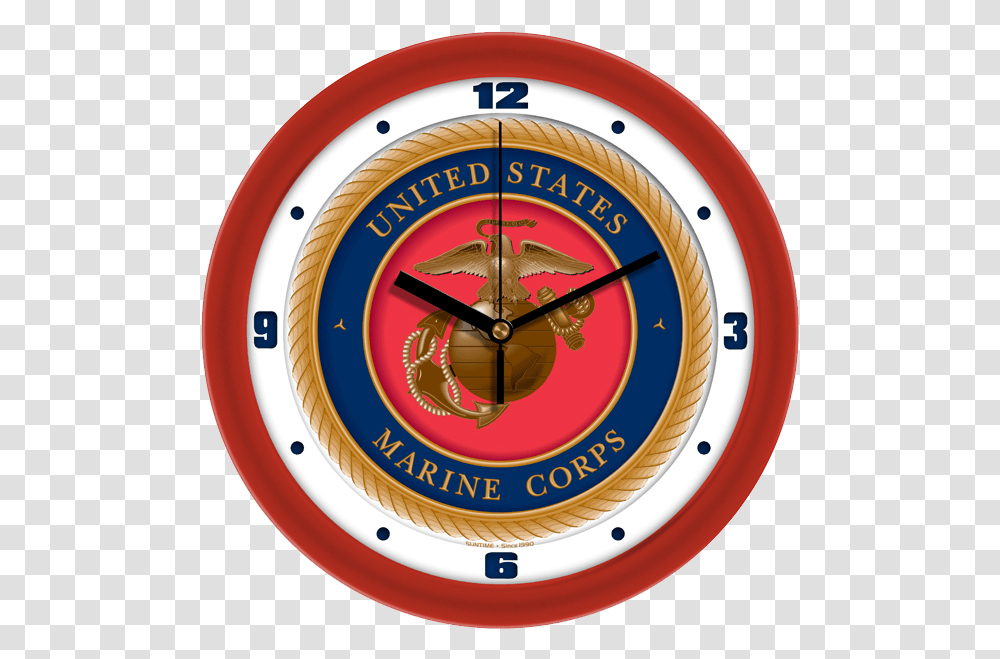 Wall Clock United States Marine Corps Seal Vector, Clock Tower, Architecture, Building, Analog Clock Transparent Png