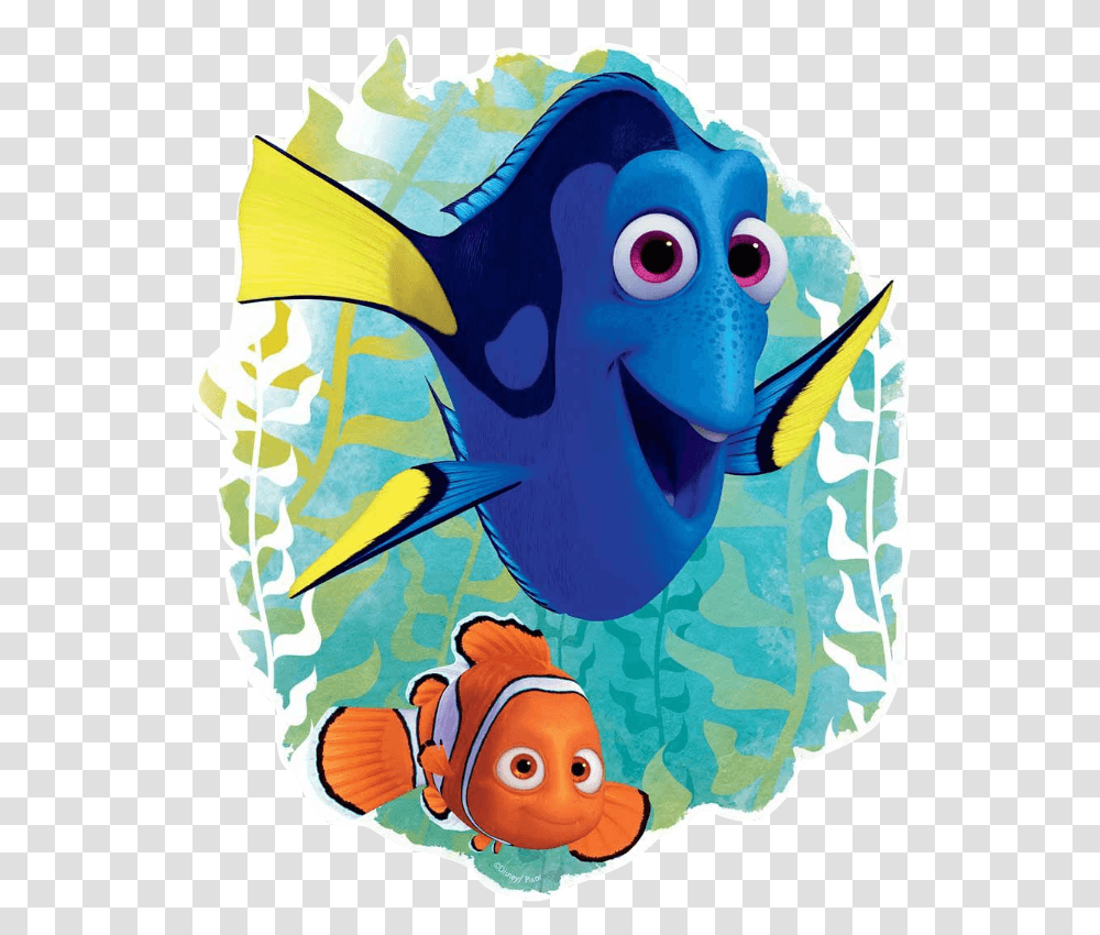 Wall Decal Finding Nemo Painting Art Finding Nemo Characters Cutouts, Fish, Animal, Angelfish, Sea Life Transparent Png