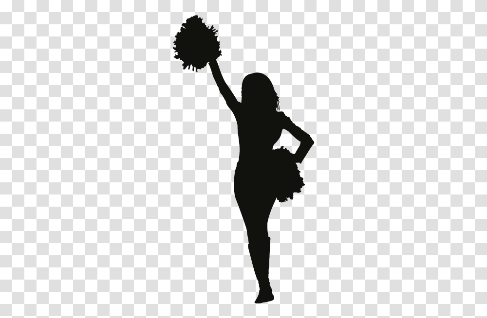Wall Decal Sticker Cheerleading Clip Art Cheerleader Silhouette, Person, Leisure Activities, People, Photography Transparent Png