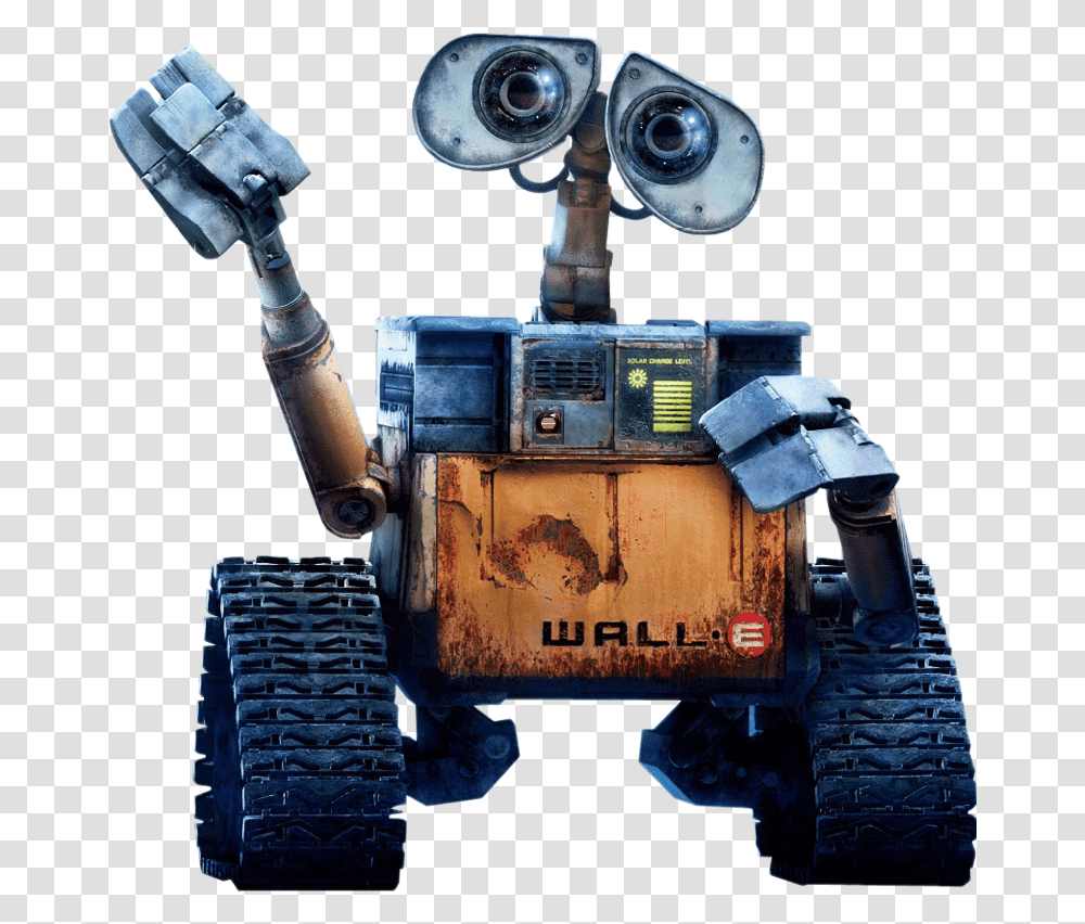Wall E Back View Wall E No Background, Robot, Power Drill, Tool, Machine Transparent Png
