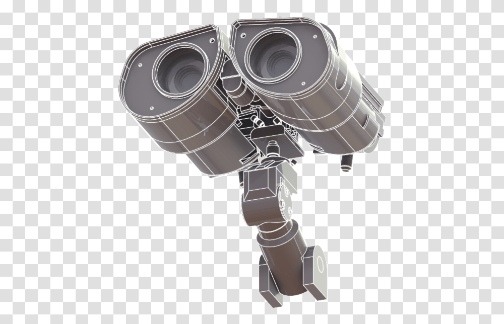 Wall E Head Design, Telescope, Steamer, Binoculars, Camera Lens Transparent Png