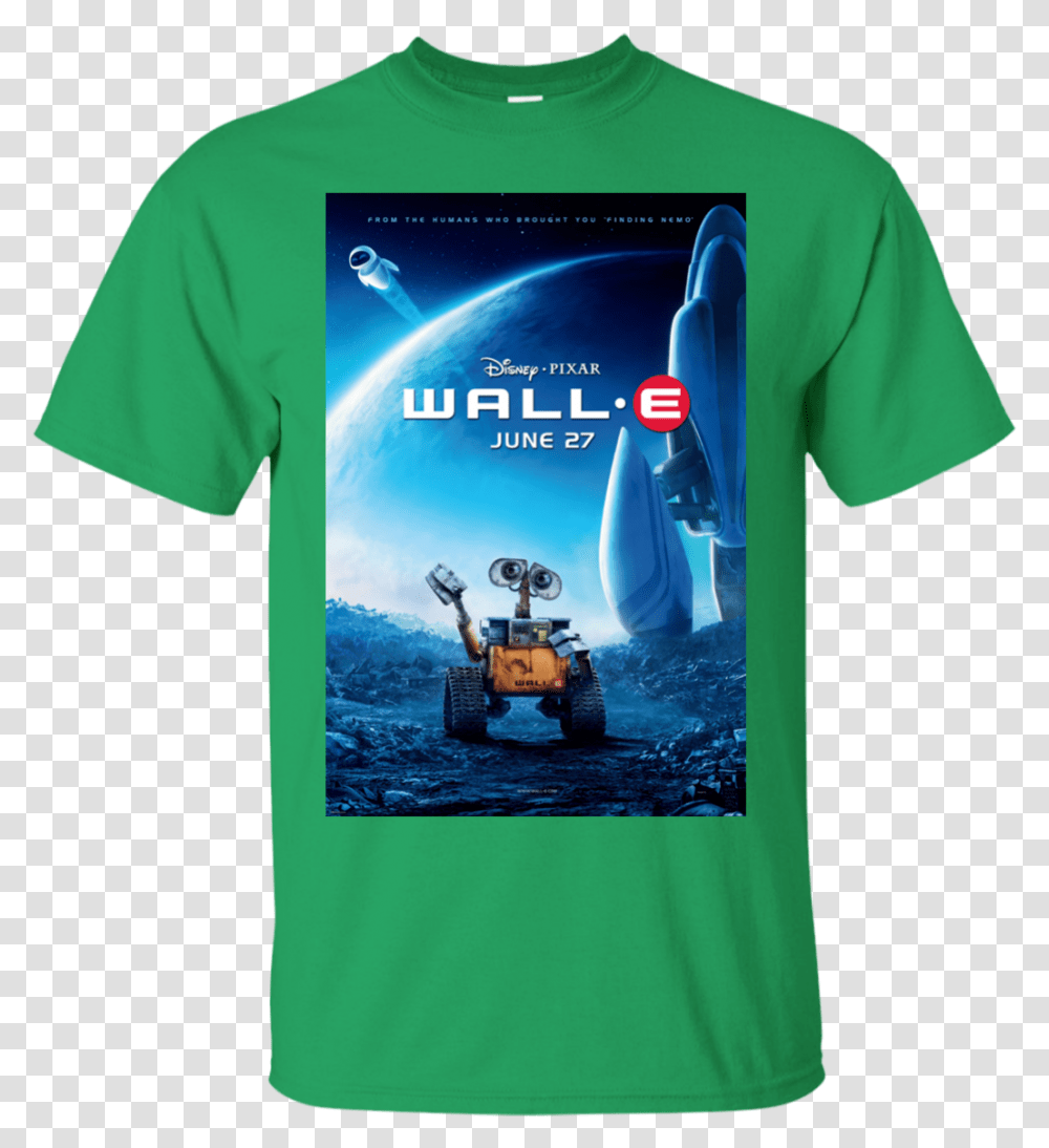 Wall E Movie Poster T Shirt, Apparel, T-Shirt Transparent Png