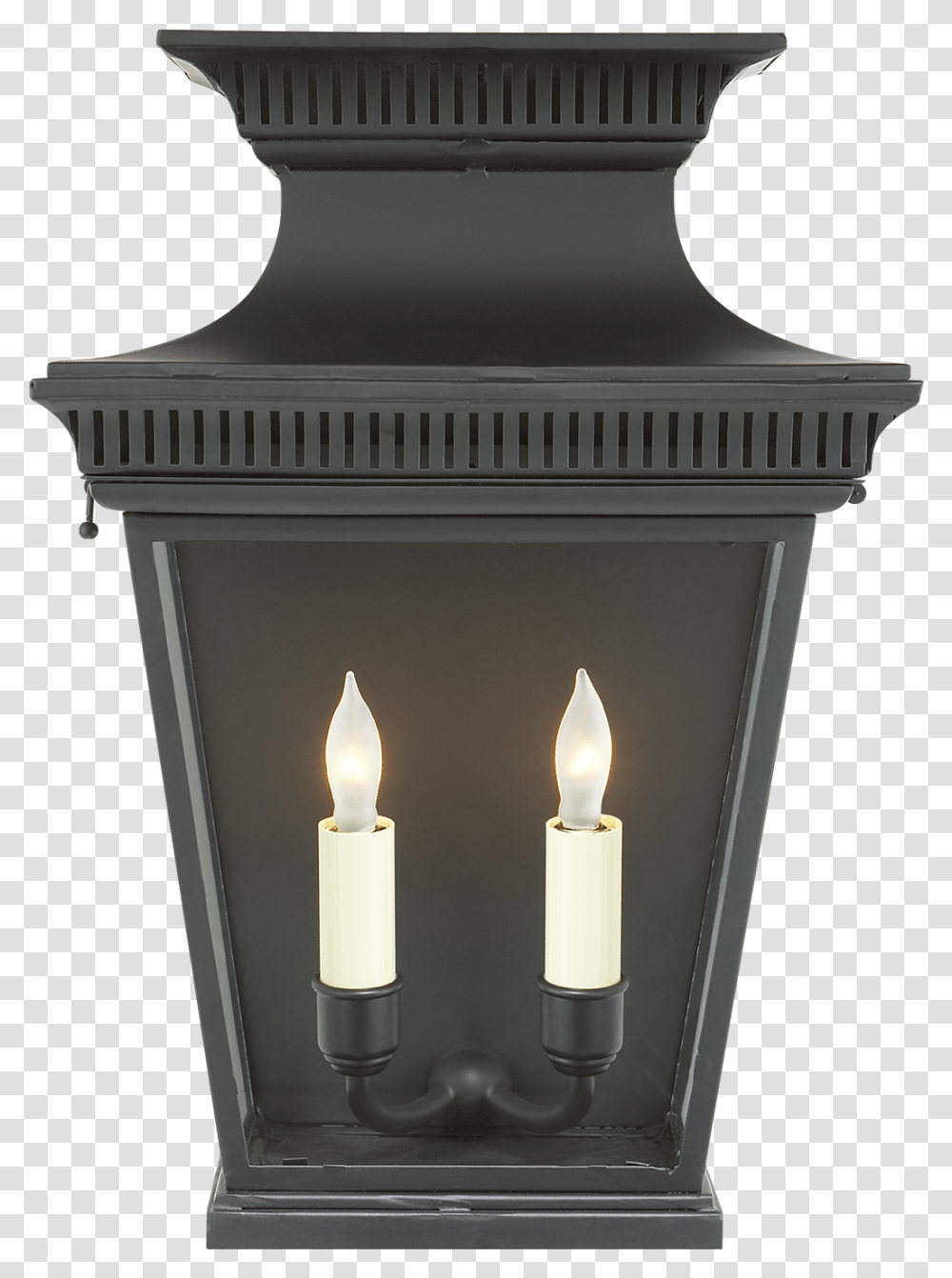 Wall Of Fire Elsinore 34 Wall Lantern In Black Pagoda, Lamp, Candle, Light Fixture Transparent Png