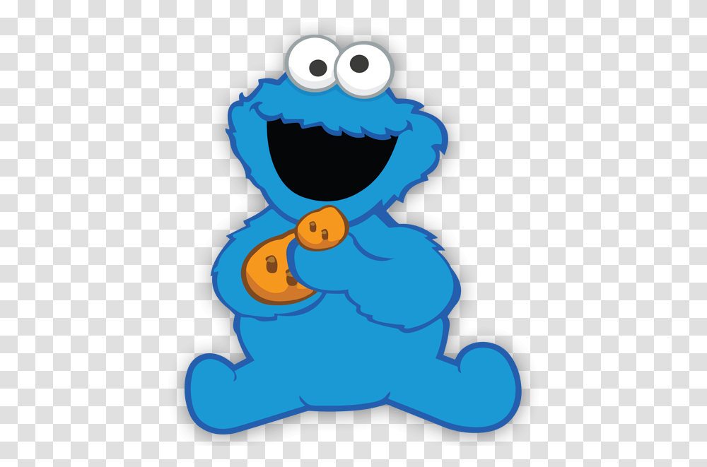 Wall Sticker For Kid The Baby Cookie Monster Baby Cookie Monster Clipart Transparent Png