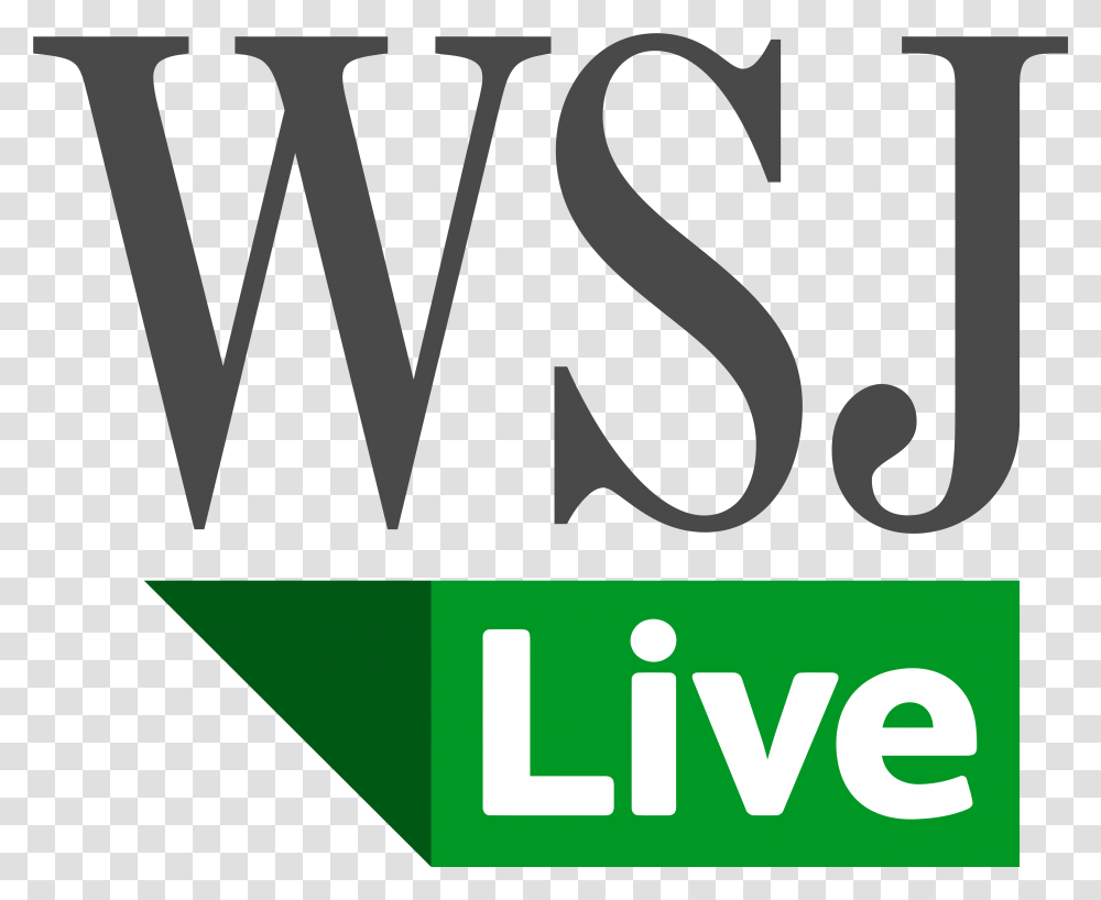 Wall Street Journal Live Sign, Text, Alphabet, Word, Number Transparent Png