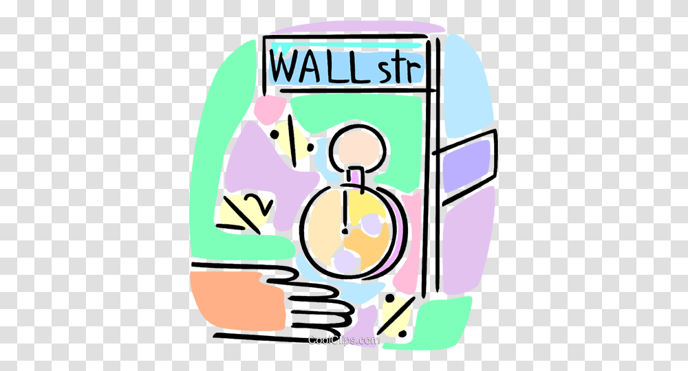 Wall Street With Stopwatch Royalty Free Vector Clip Art, Gas Pump, Machine, Number Transparent Png