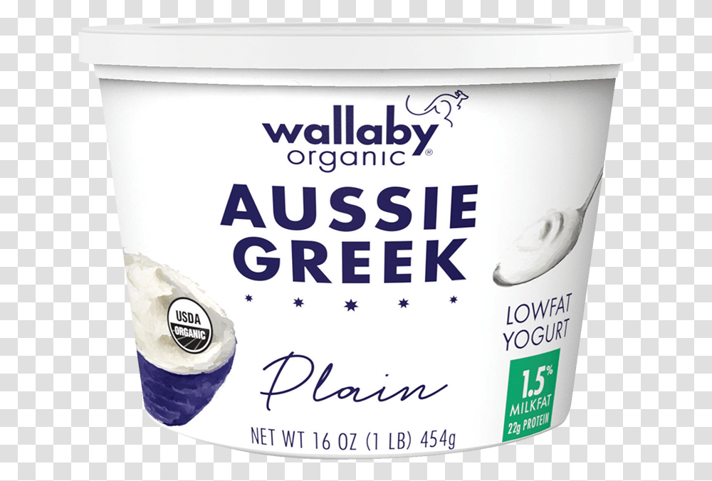 Wallaby Yogurt, Dessert, Food, Cream, Creme Transparent Png