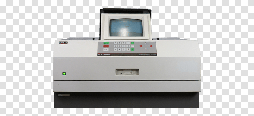 Wallac Wizard 1470 Gamma Counter Gamma Counter Radioimmunoassay, Machine, Word, Printer, Screen Transparent Png