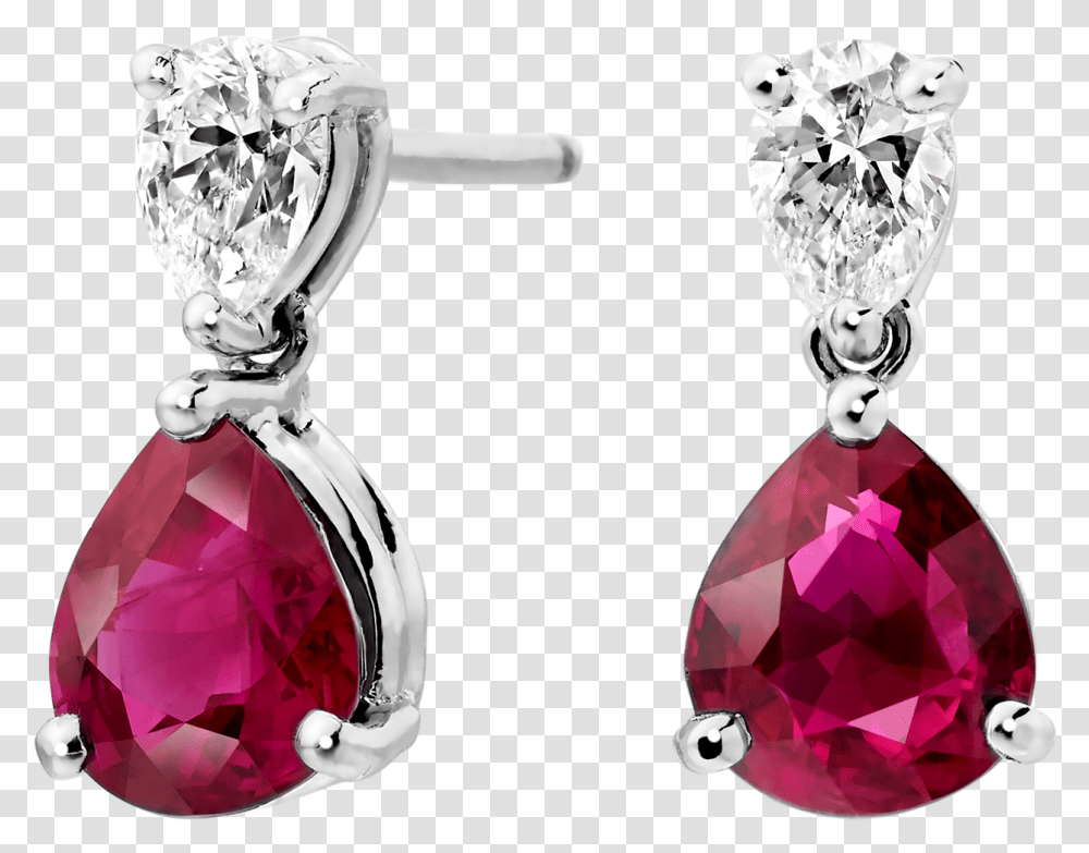 Wallace Ruby And Diamond Earrings Ruby And Diamond Earrings, Gemstone, Jewelry, Accessories, Accessory Transparent Png