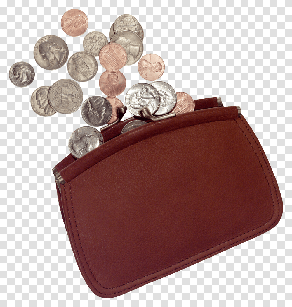 Wallet, Money, Coin, Bag Transparent Png