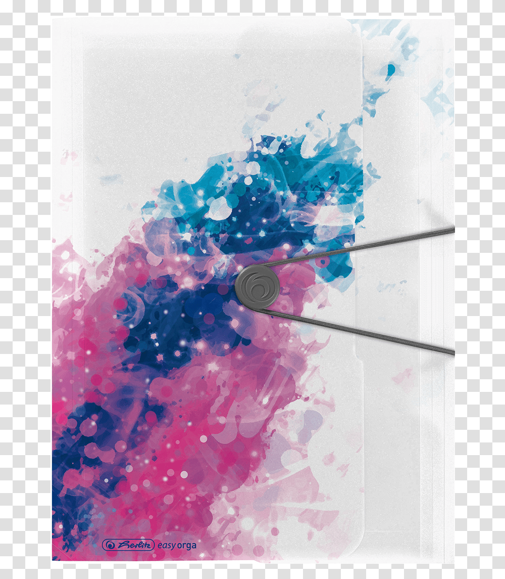 Wallet Folder A4 Pp Splash Pink Teczki Szkolne Plastikowe, Modern Art, Floral Design Transparent Png