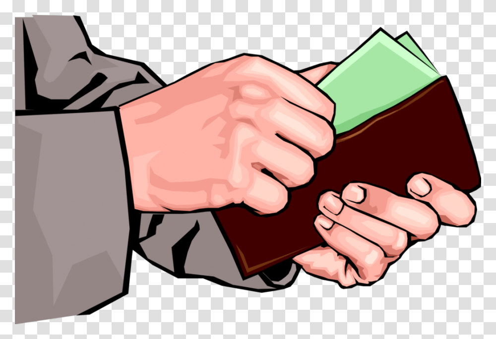 Wallet Money Vector Putting Money In Wallet, Hand, Wrist, Nail, Marker Transparent Png