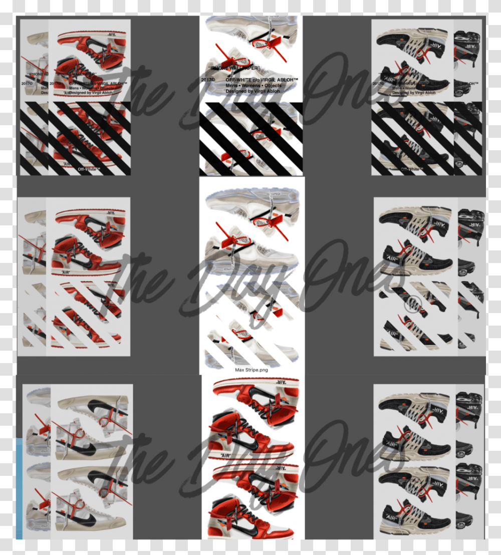 Wallpaper All Nike X Off White Wallpaper Bundle, Advertisement Transparent Png