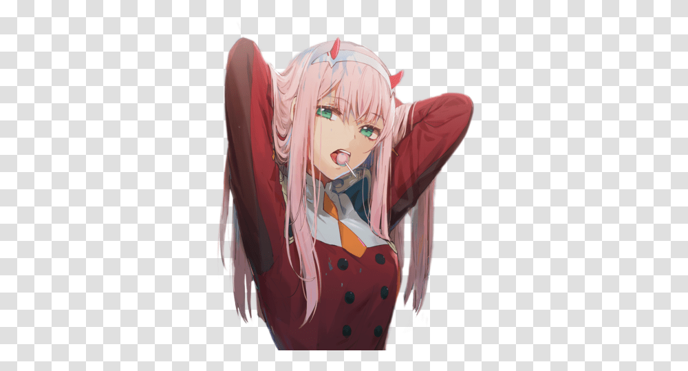 Wallpaper Anime Girl With Pink Hair And Horns, Manga, Comics, Book, Person Transparent Png