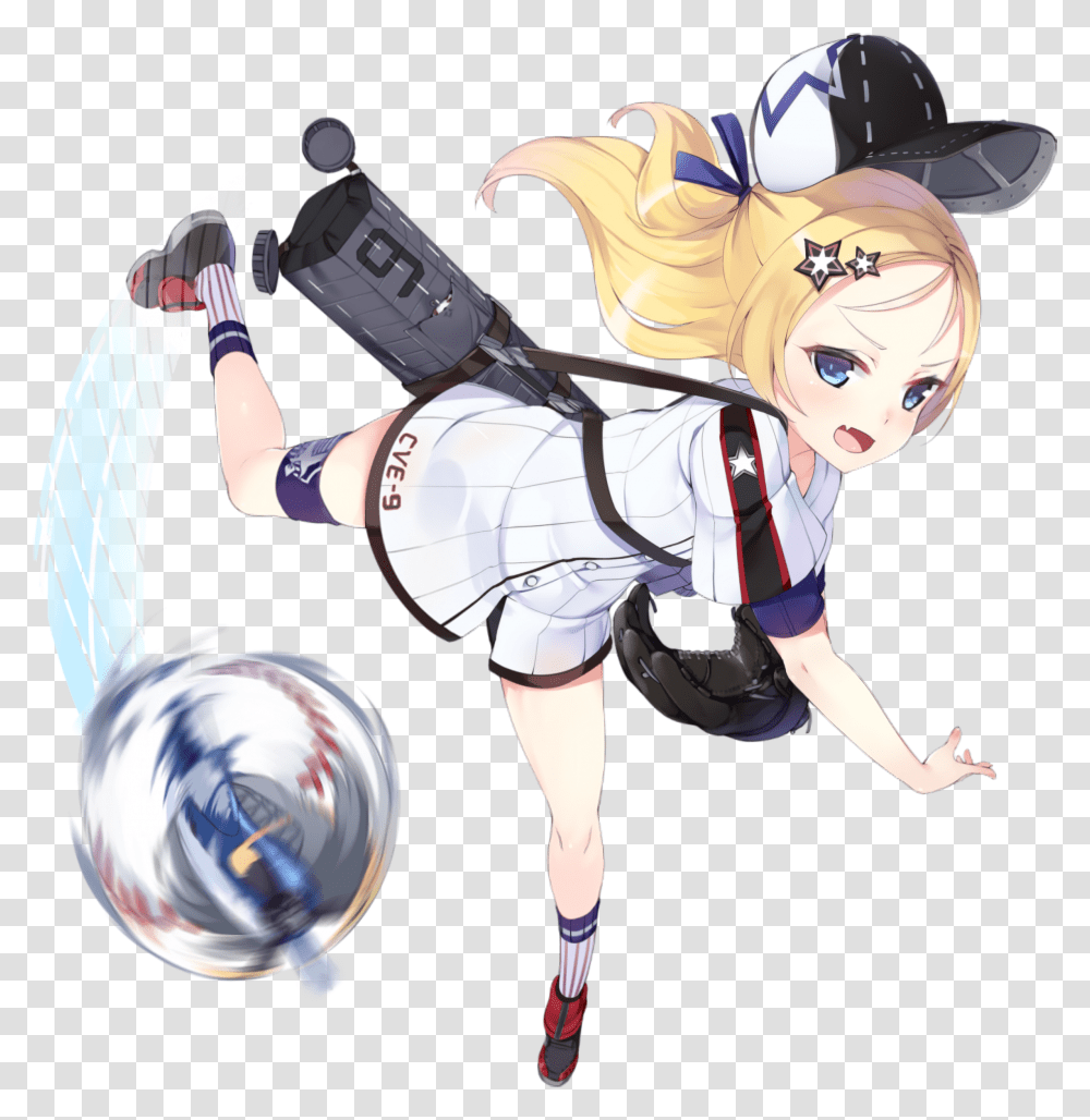 Wallpaper Anime Girls Azur Lane Ship Anime Girl Kicking Soccer Ball, Person, Costume, People, Performer Transparent Png