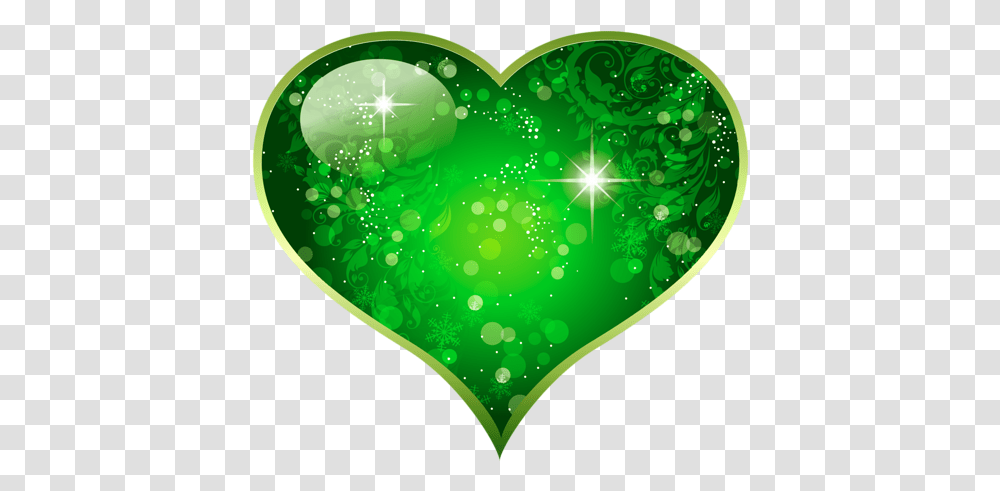 Wallpaper By Artist Unknown Heart Flower Coeur Vert, Green, Plant, Ornament, Rug Transparent Png