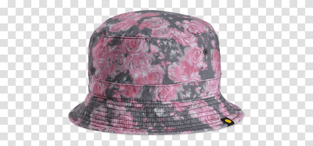 Wallpaper Floral Beachside Bucket Hat Baseball Cap, Clothing, Apparel, Sun Hat Transparent Png