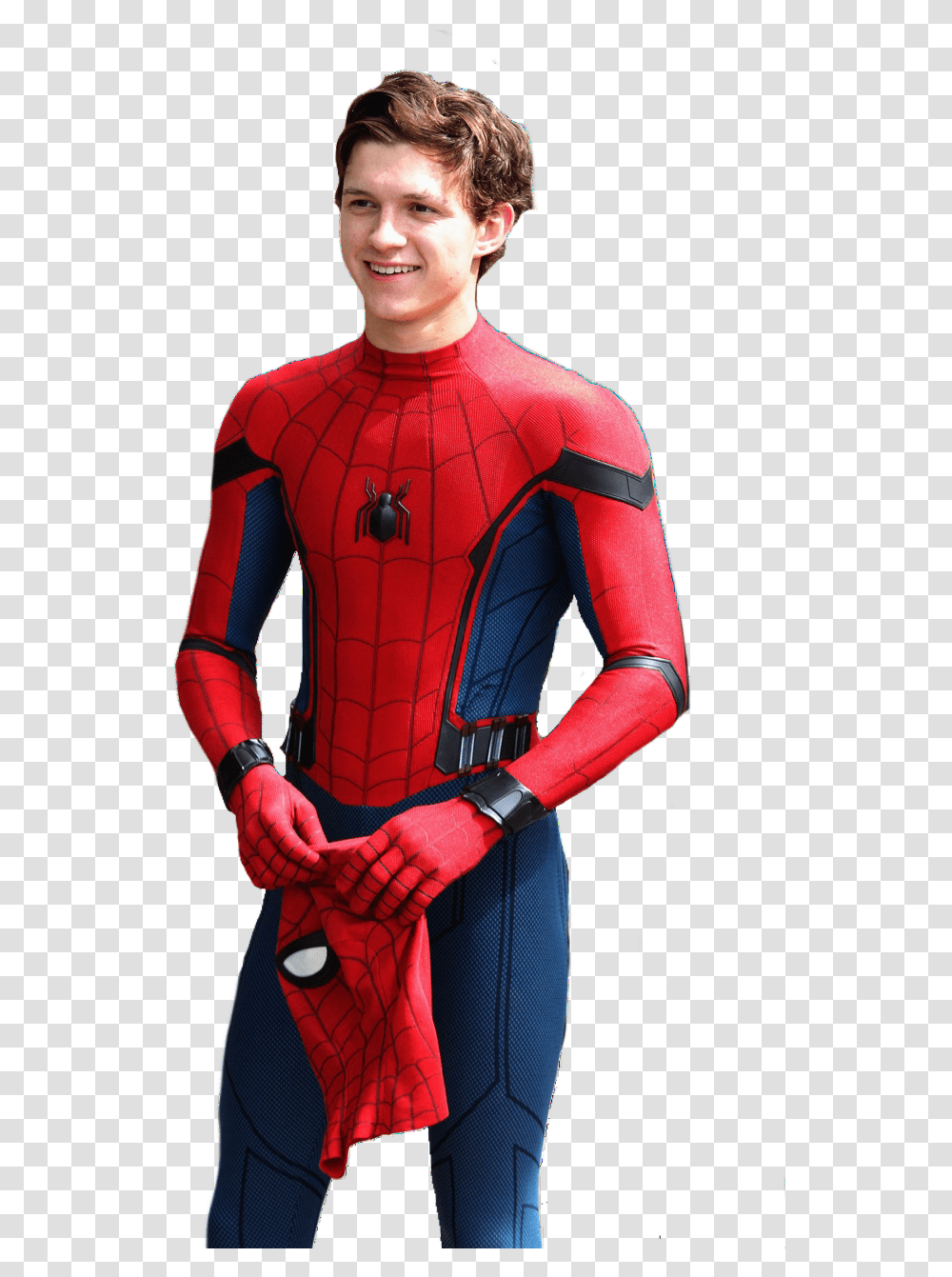 Wallpaper Iphone Spiderman Tom Holland, Person, Long Sleeve, Clothing, Spandex Transparent Png