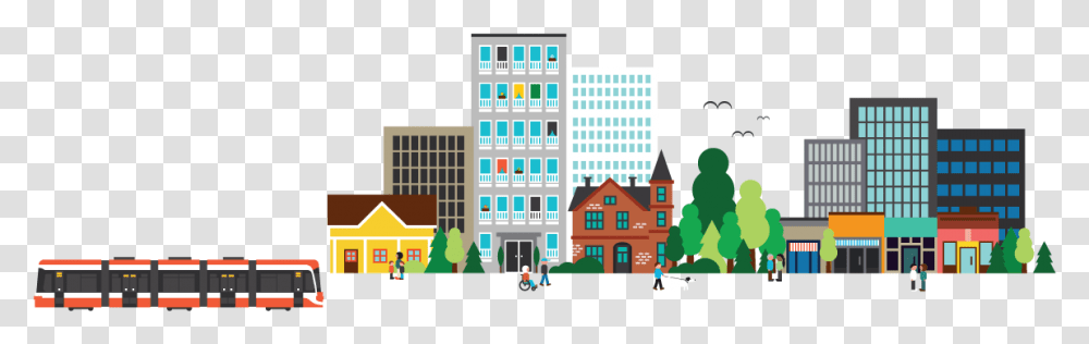 Wallpaper Rating City Building Cartoon, Condo, Housing, Urban, Downtown Transparent Png